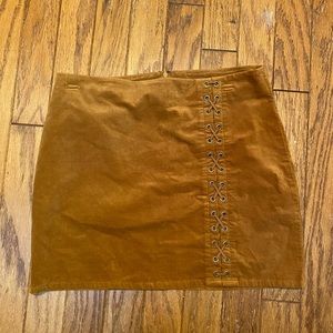 Forever 21 + Camel Colored Mini Skirt